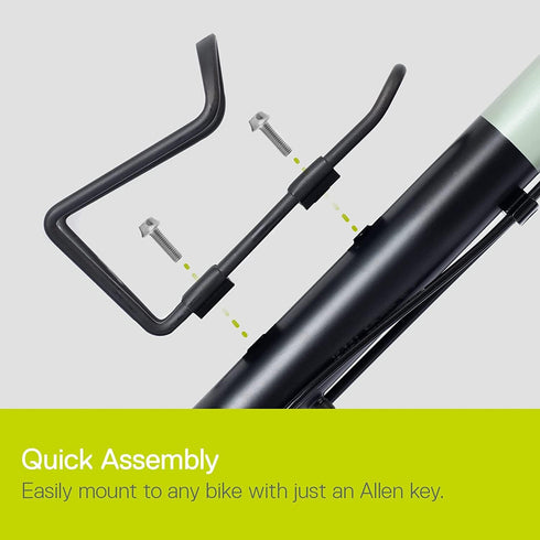 Lightweight Bike Water Bottle Holder by Delta Cycle, Compatible with Any Standard Bottle, Easy Installation