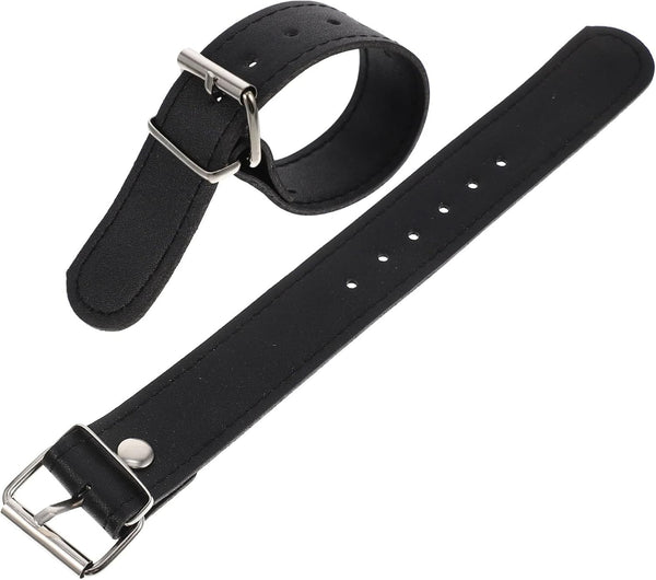 Garneck Adjustable Leather Bike Basket Straps, Wicker Basket Replacement Belts for Children Scooter