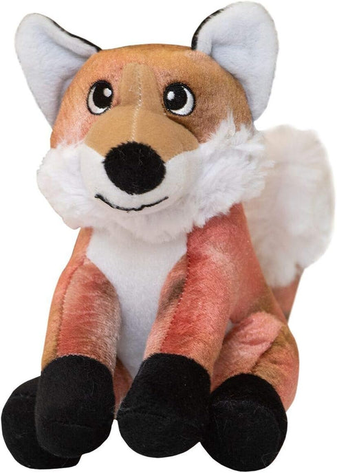 Health Extension SNUG AROOZ Fitz The Fox Stuffed Animal for Dogs, Tough Soft Squeaky Toy for Chewers