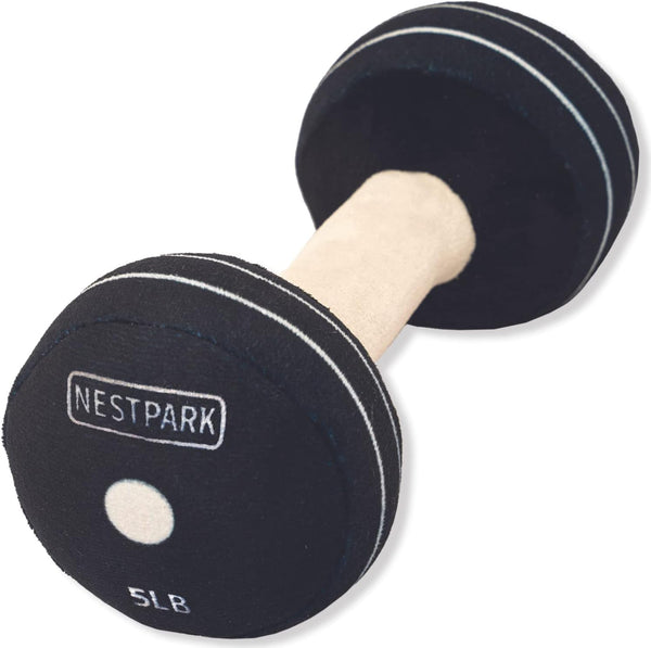Nestpark Doggy Dumbbell - Cute Funny Dog Toys for Fitness Workout Parody (Dumbbell)