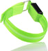 LED Slap Band, USB Rechargeable Light Up Sport Armband, Adjustable Glow in The Dark Bracelets for Night Safety