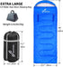 Sportneer Wearable Sleeping Bag - Adults & Kids with Arm Zipper Holes, Waterproof for Camping and Hiking