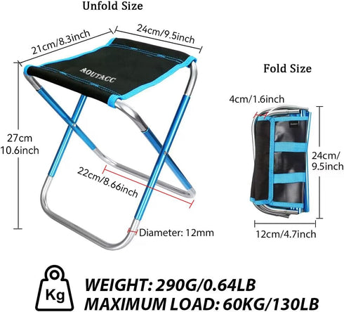 Backpacking Travelling(XL:13"x14"x15";Large:11.8"x11"x11.4"; Medium:8.3"x9.5"x 11") AOUTACC Ultralight Portable Folding