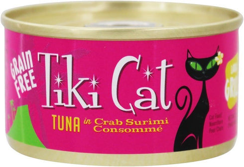 Tiki Cat Tuna Crab Surimi-Lanai Cat Food, 2.8 Oz, One Size