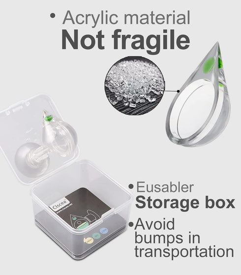 Aquatic CO2 Drop Checker – Detachable Tear Drop Shape, Upgraded Version
