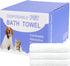 Disposable Pet Bath Towel 3 PCS, 27.5 x 47.2 inch Portable Grooming Towels for Large Dog Cleaning