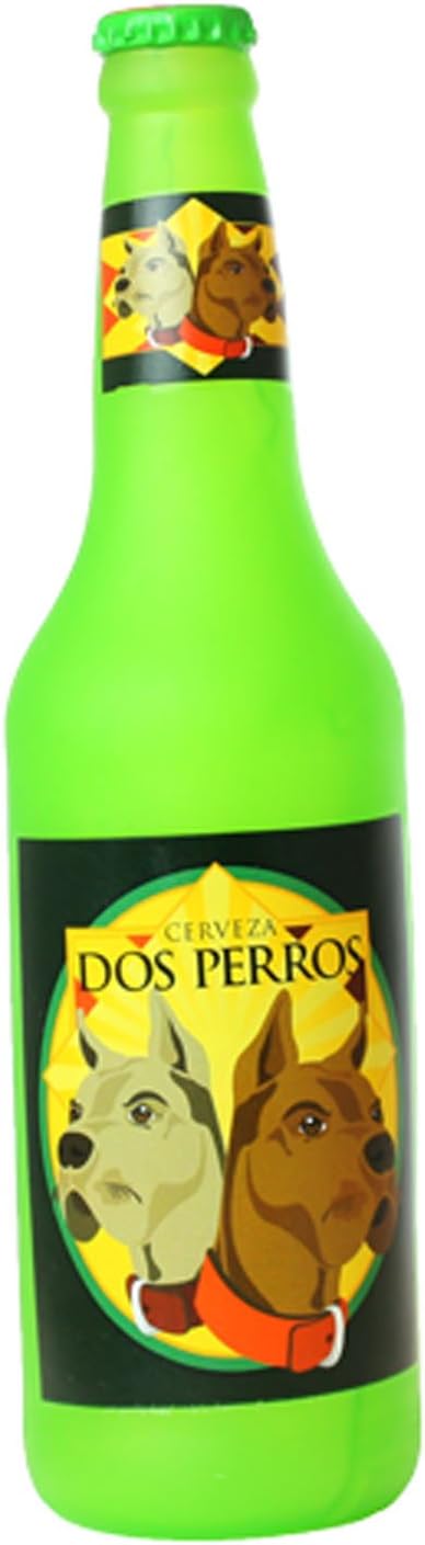 Dog Toy - Beer Bottles - 100% Vinyl, Durable & Strong, 14 Bottles to Choose from (Dos Perros)