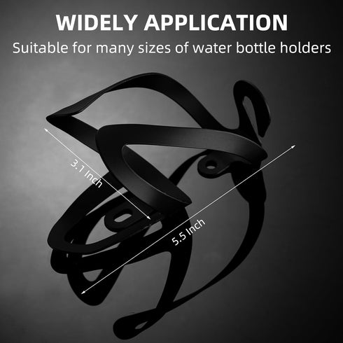 ROCKBROS Durable Aluminum Alloy Bike Water Bottle Cage, Lightweight Cup Holder for Road Mountain Bikes