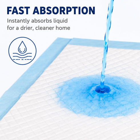 5-Layer (Regular22*22, Count, 40) Dog Padswith Adhesive BackingFixed, Leak-Proof Super Absorbent, Quick-Dry Surface