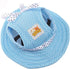 Leconpet Princess Pet Hat, Dog Caps with Neck Strap, Adjustable Comfortable Ear Holes for Small Medium Large Dogs (M,