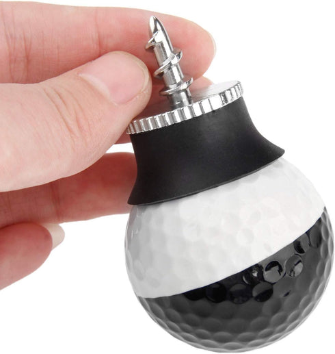 MUXSAM 1Pc Lightweight Compact Golf Ball Retriever Tool with Suction Cup Pick-Up Sucker for Putter Grip, Black