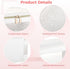 Set 2, Transparent Cosmetic Bags of Waterproof Travel Toiletry Storage, Leather Makeup Brush Organizers with Clear