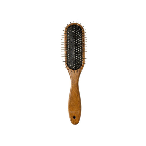 Wooden Massage Brush for Dogs and Cats, Premium Design with Soft Cushion, 24 x 6 cm