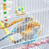 VTurboWay 4 Pack Tiny Handwoven Bamboo Bird Nest Cage, Hatching Breeding Cave for Small Birds