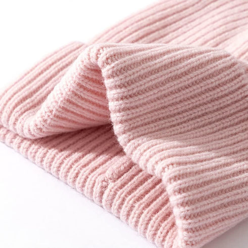 Knit Beanie Hat, 100% Sheep Wool for Men and Women, Pure Wool Ribbed Warm Hat
