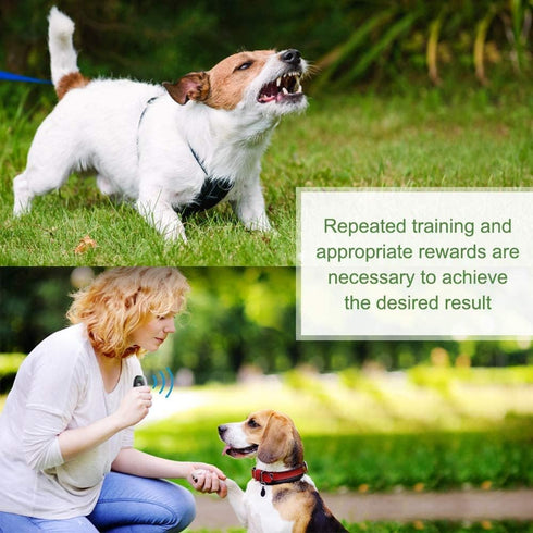 Ultrasonic Dog Barking Deterrent, MODUS 2 in 1 Dog Training and Bark Control Device, Safe for Dogs, Indoor & Outdoor