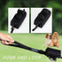 2 Pack Dog Poop Bag Dispenser - Leash Pet Dog Waste Bag Holder in Black