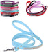 Scicalife PU Leather Dog Leash Training Walking Pet Leash Products Colorful Walking Leashes with Sparkly Studded Rhinestone for Cats or Dogs (Blue) Pet Leash