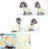 2-Pack Pet Clothes Puppy Cute Pajamas - Cotton Rompers for Dogs, Cats Jumpsuits, Plane & Giraffe, XL