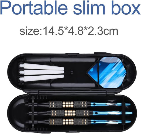 Soft Tip Darts Set - 18/20 Grams Professional Darts with Brass Barrel, Aluminum Shafts, 50 Rubber O-Rings