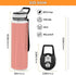 32 Oz ODAWA Water Bottle Salmon Reusable Travel Water Bottle