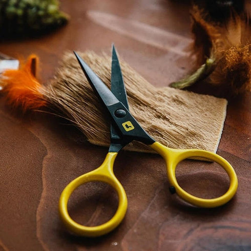 Loon SCISSOR,Yellow,4" Outdoors Razor