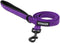 Voyager Reflective Dog Leash, 5ft Long Neoprene Handle, Supports Small Medium Large Puppies, Purple