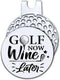 Hafhue Golf Now Win Later Ball Marker with Magnetic Hat Clip, Funny Golf Accessories