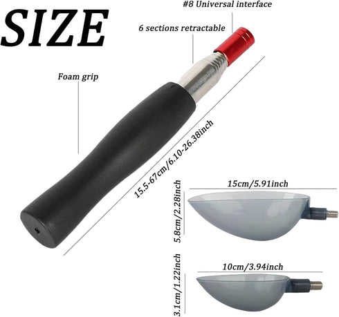 TusaMer Dog Urine Collector, Reusable Telescopic Urine Collector Detachable Collectors for Dog Pregnancy Test, Dogs Pee