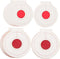 Yardwe 10 Pcs Slingshot Bullseye Hunting Targets Metal Training Accuracy Tool for 7c Thicken