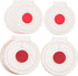 Yardwe 10 Pcs Slingshot Bullseye Hunting Targets Metal Training Accuracy Tool for 7c Thicken