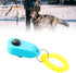 Pet Dog Training Clicker,Pet Training Clicker with Wrist Strap Pet Universal Training Clicker Ring for Training All Kinds of Small and Medium Sized Pets (Sky Blue)