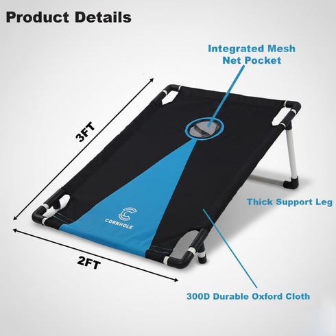 JOLLYBEAM 2026 Set 3FT 2FT 300D 8 Upgraded Cornhole Board for Kids Adults, x All Weather Corn Hole Game, Portable