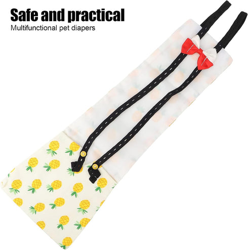 Pssopp Chicken Diapers, Washable and Reusable Pet Diapers Bow Tie Duck Diapers Duckling Diapers for Poultry Hen Netting