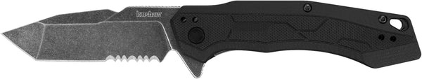 Kershaw Analyst Tanto Pocket Knife, 3.25" 8Cr13MoV Steel Blade, Liner Lock EDC Folder