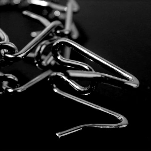 7PACK Extra Links 2.25mm for Dog Collar, Prong Collar Extender, Steel Chrome Plated Training Links (Silver)