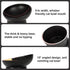 Elevated Cat Bowl Black, Tilted Angle Ceramic Food and Water Bowls for Cats and Small Dogs, 8 Ounces