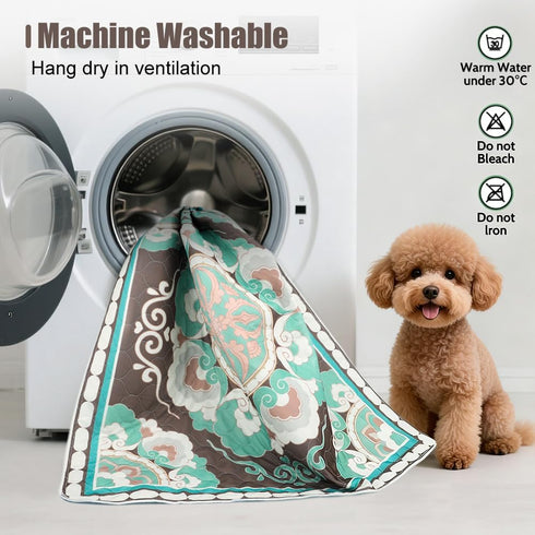 2-Pack, 31.5" 31.5" 4-Layer Washable Dog Pee Pads x Reusable Puppy Training Pads with Non-Slip Backing, Super Absorbent