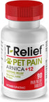 T-Relief Pet Pain Relief Tablets with Arnica for Dogs & Cats - 90 Max Fast-Acting Soother for Muscle Joint Pain