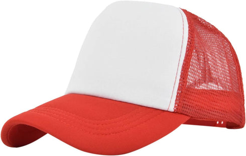 YOLAI Mens Womens Color Matching Baseball Caps Adjustable Sunscreen Trucker Hat Mesh Breathable