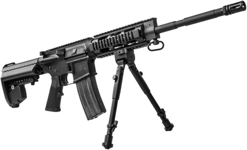 Lion Gears Tactical Pro Bipod, Height Adjustable 8.5" to 10.6" with Double Swivel and QD Mounting Deck