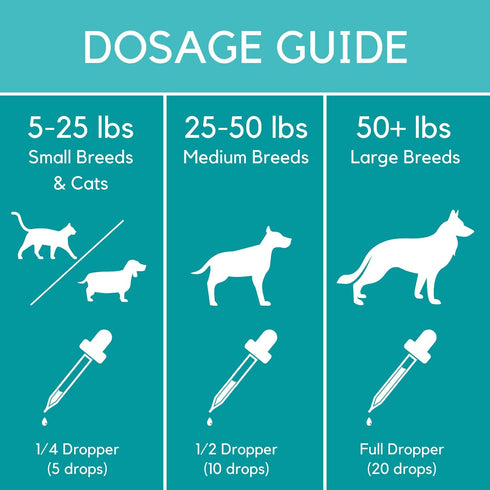 PB Pets Organic Hemp Oil for Dogs and Cats - Liquid Supplement for Calming, Hip & Joint Support, and Overall Wellness