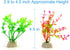 10 Pack Artificial Aquarium Plants, Small Size 4 to 4.5 inch Fish Tank Decorations