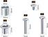 TOBWOLF Inline Skate Axle Spacer Screw Replacement - Aluminum Alloy Rollerblade Skate Wheel Bearing Spacer with Axle &