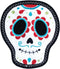 ZippyPaws Z-Stitch Extra Tough Dog Toy with Squeaker, Santiago The Sugar Skull