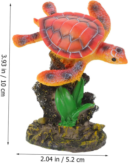 Kisangel Fish Tank Decoration, Marine Animal Ornament, PVC Norway Sea Life Figurine