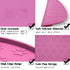 Silicone Pet Food Mat - Raised Edge Rubber Mat for Dog Bowls, Prevents Stains on Floors, Suitable for Small Pets, 10.6''