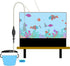 Essential Fish Tank Cleaning Tools, 8.5' Vacuum, Gravel Vacuum, and Siphon Pump for Spotless Aquarium