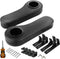 Golf Cart Armrest with Cup Holder for EZGO Club Car Yamaha, No Drilling Required Rear Seat Kits