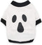 DroolingDog Dog Halloween Shirt, Ghost Costume Pet T-shirt for Small Dogs, XS, White